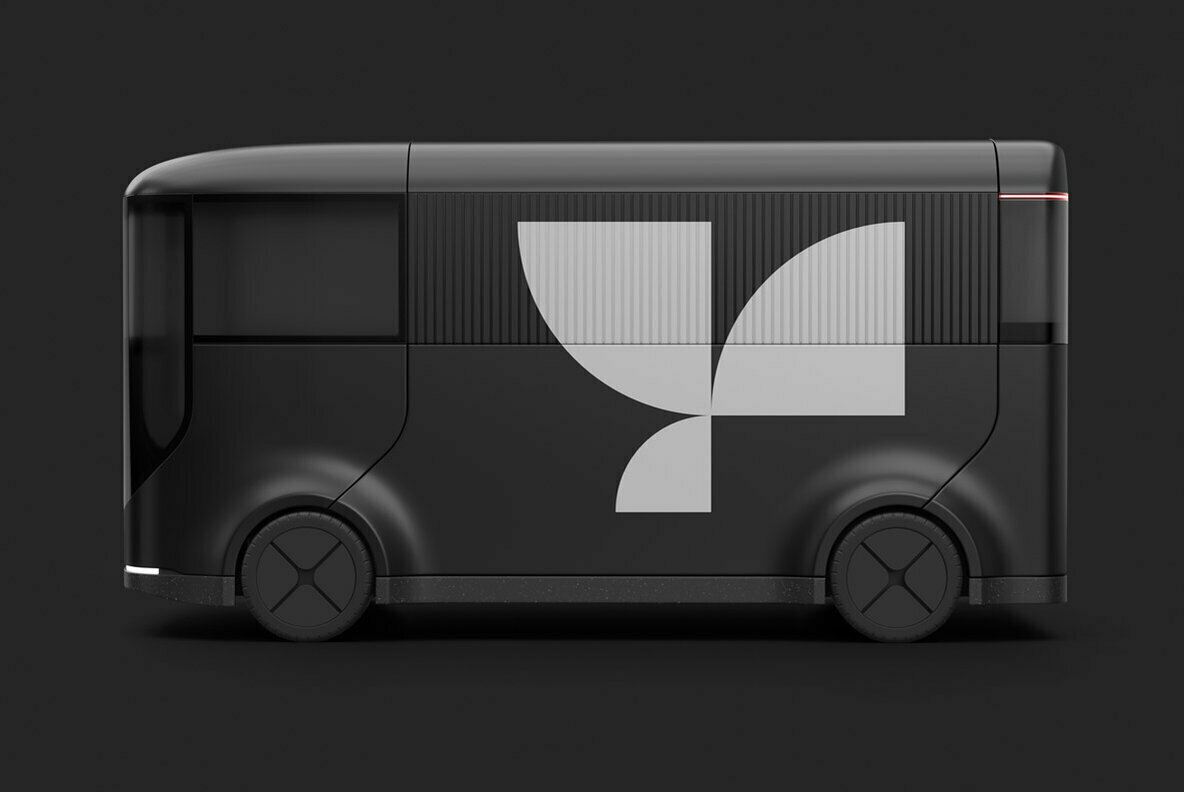 Electric Van 01 Standard Mockup 2