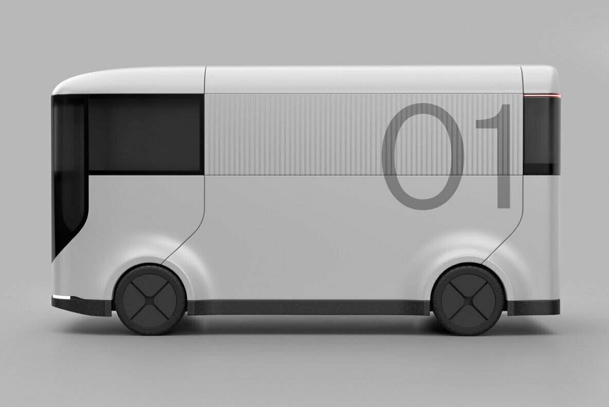 Electric Van 01 Standard Mockup 3