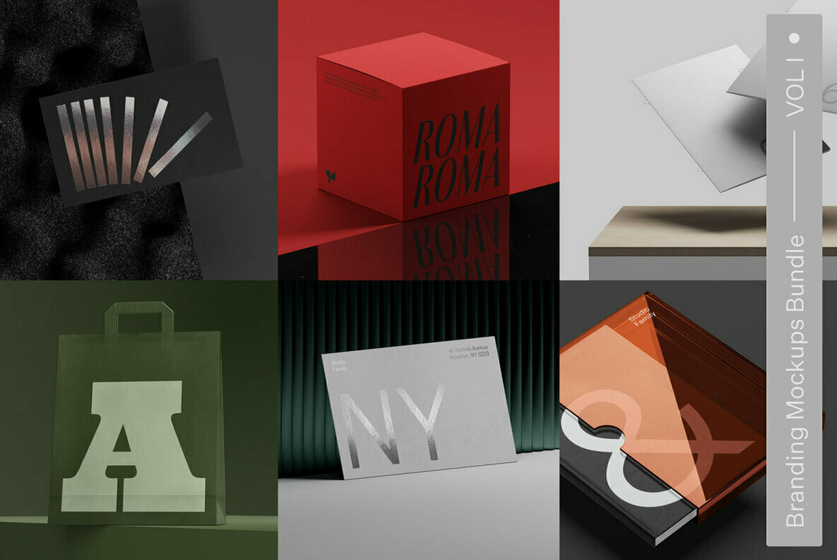 Branding Mockup Bundle VOL I 1