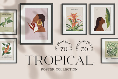 Tropical Prints Posters