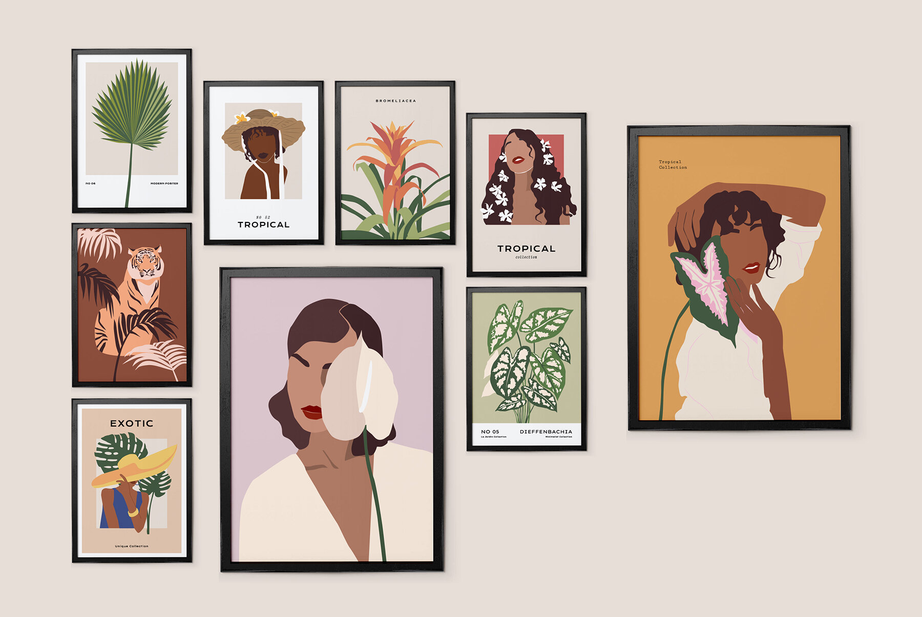 Tropical Prints Posters 16