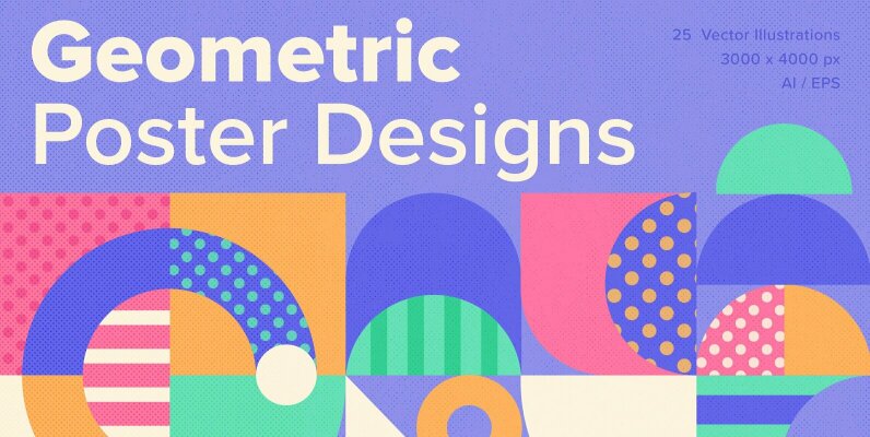 Geometric Poster Designs