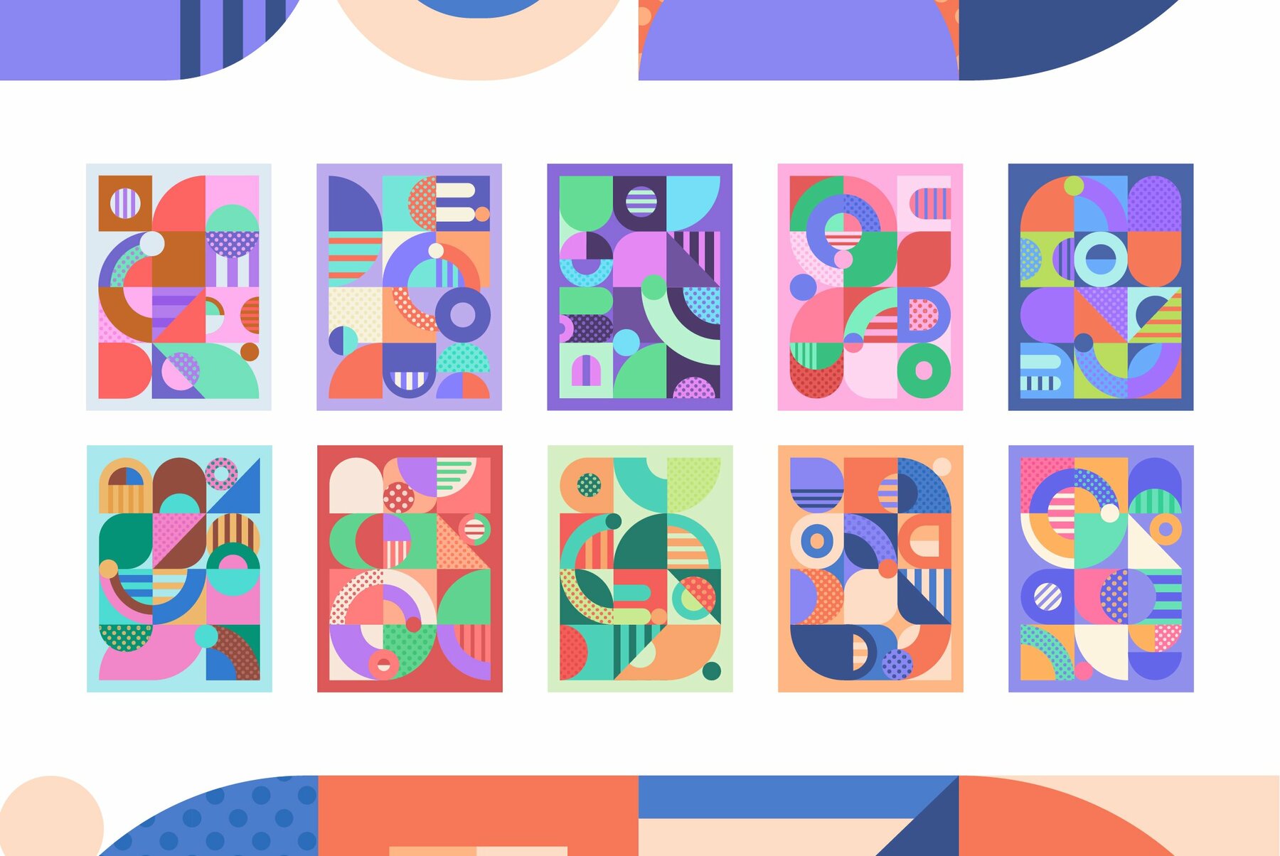 Geometric Poster Designs 7