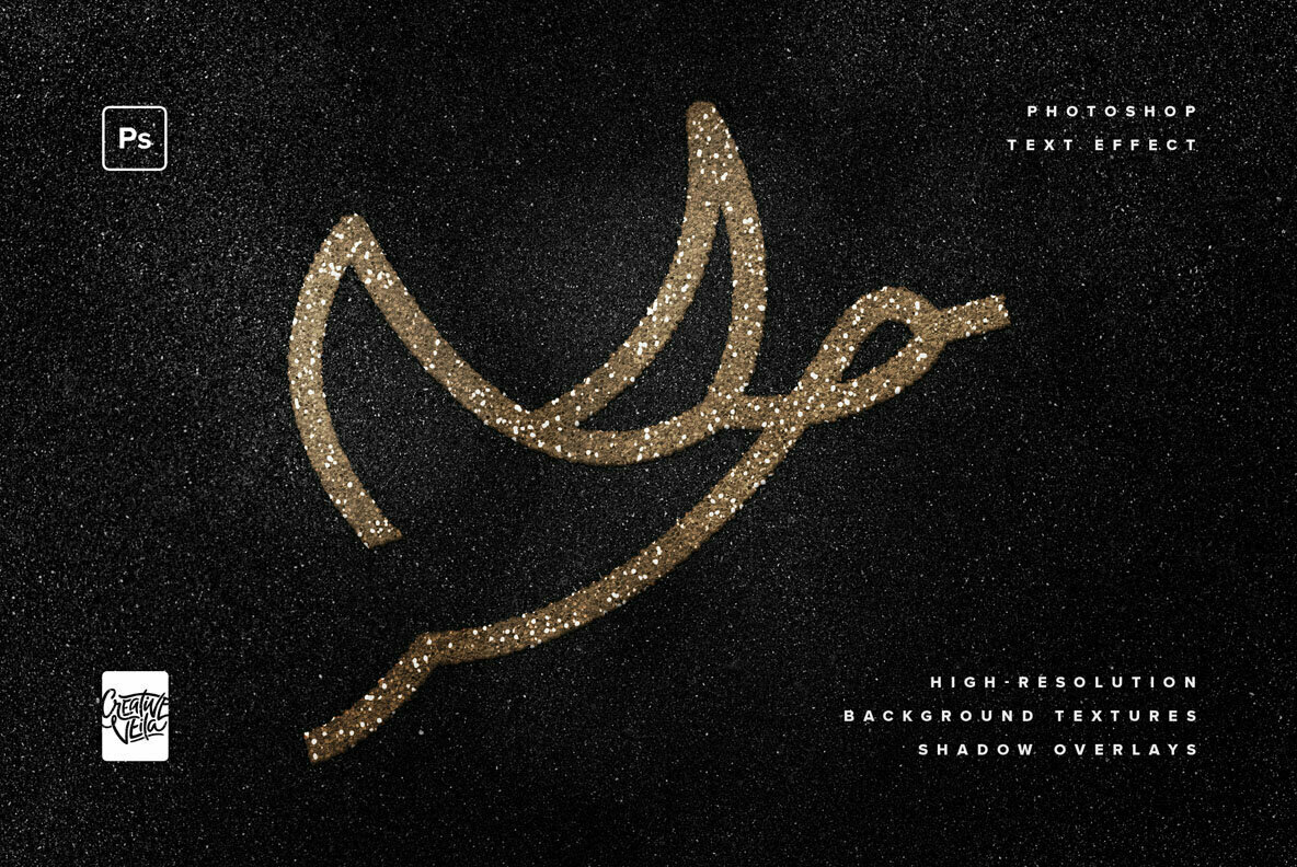 Glitter Photoshop Text Effects Pack 3