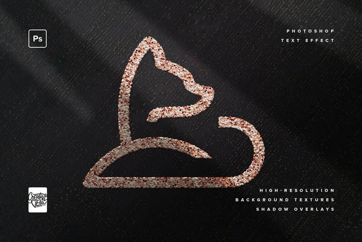 Glitter Photoshop Text Effects Pack 6