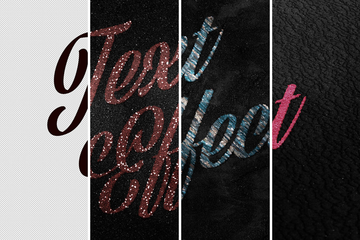 Glitter Photoshop Text Effects Pack 9