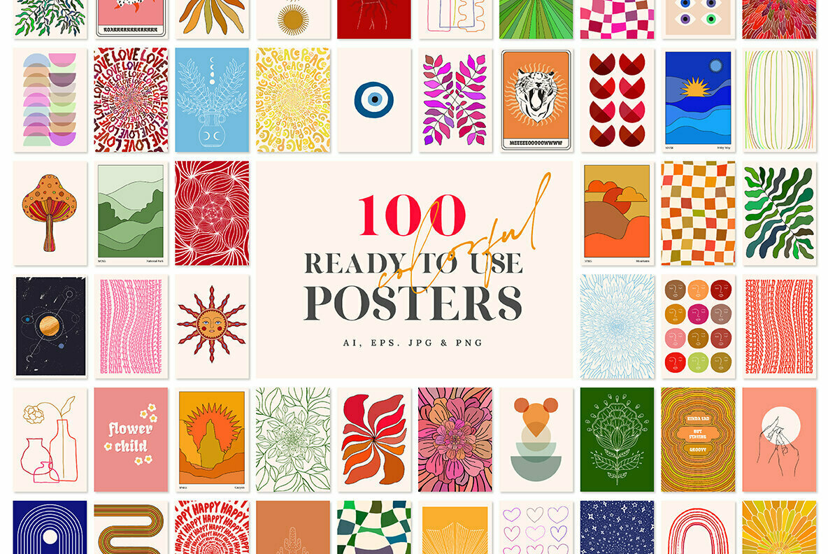 Modern Print Kit Posters   Graphics 2