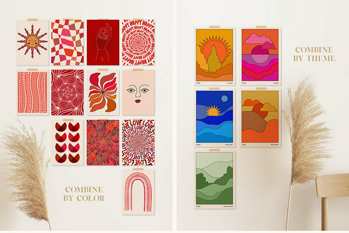 Modern Print Kit Posters   Graphics 3