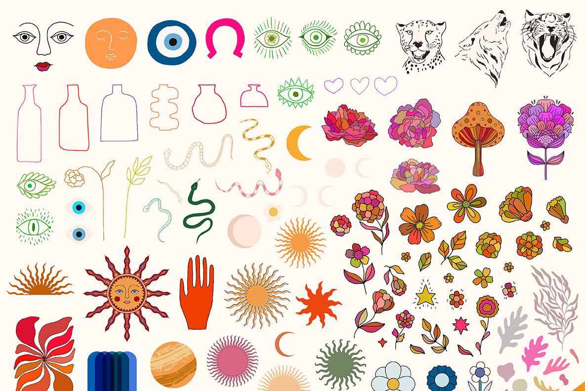 Modern Print Kit Posters   Graphics 11