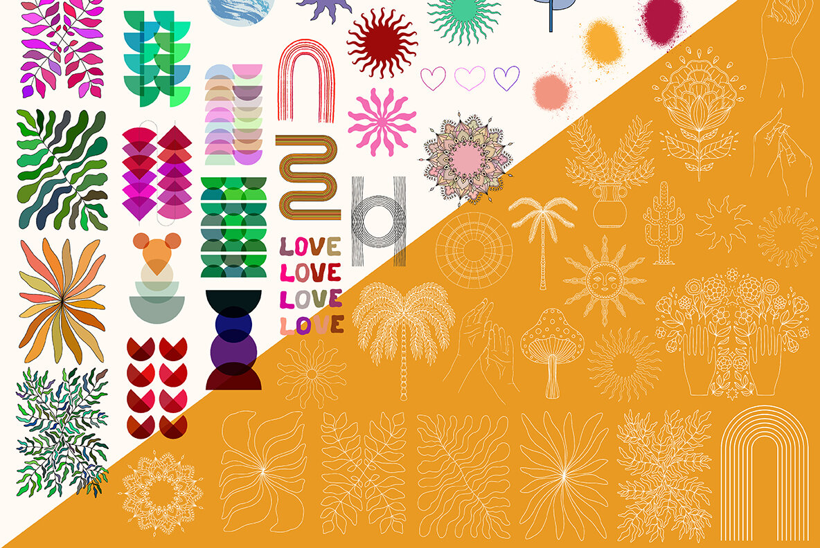 Modern Print Kit Posters   Graphics 12