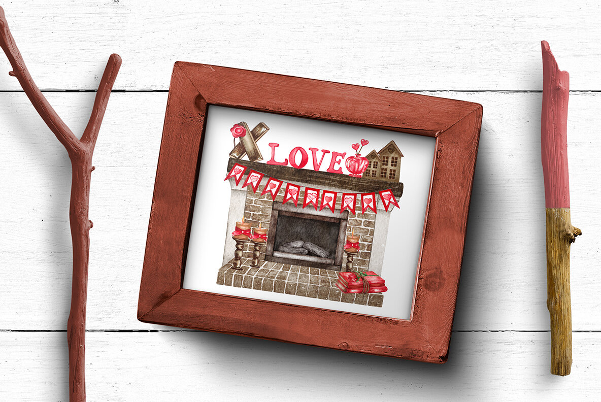 Valentines Watercolor Collection 16