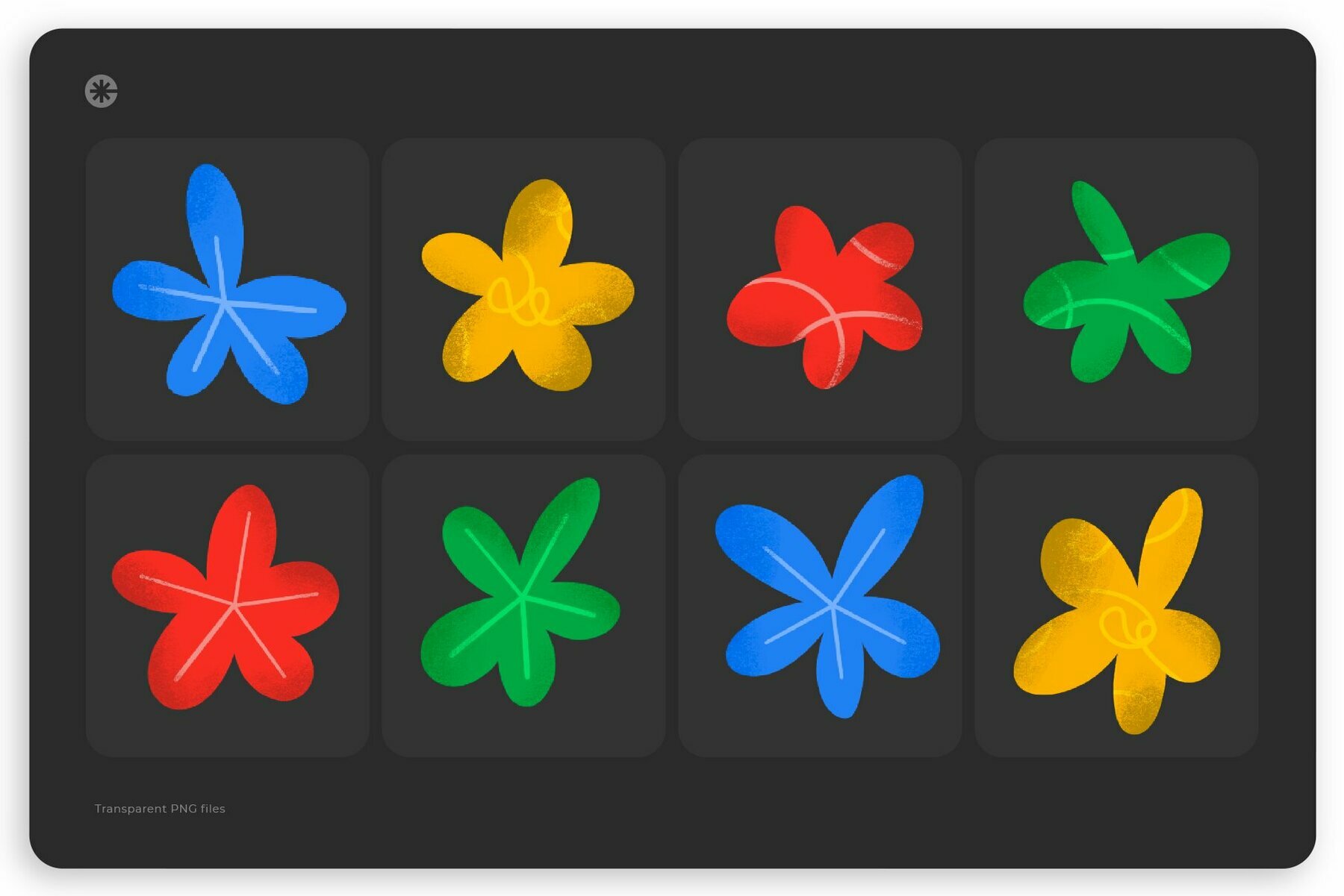 GROW Hand Drawn Floral Graphics 4