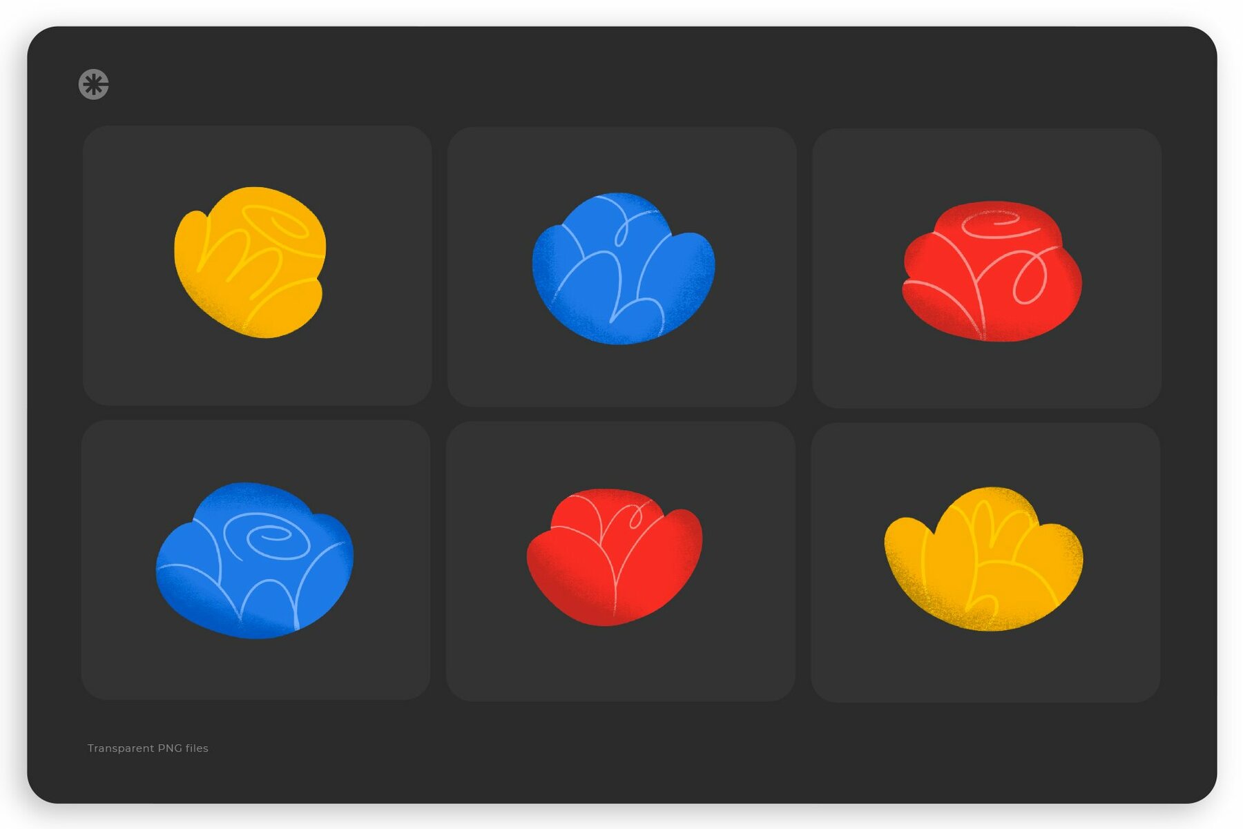 GROW Hand Drawn Floral Graphics 6