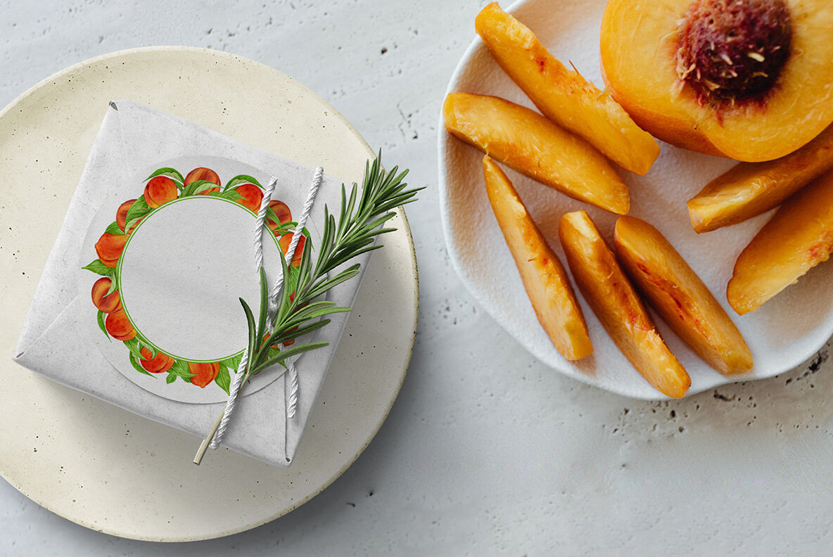 Peach Watercolor Set 9