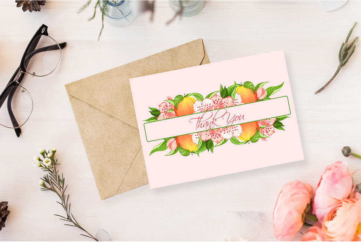 Peach Watercolor Set 14