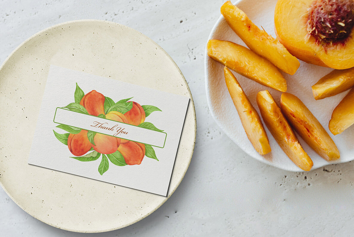 Peach Watercolor Set 15