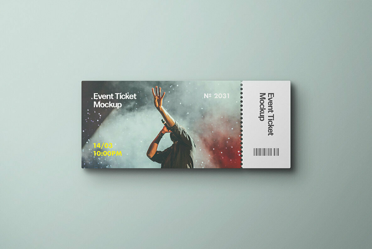 Event Tickets Mockup Set 2