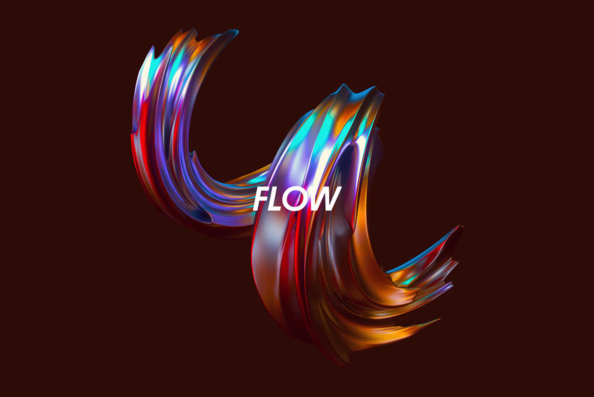 Flow   Cascading Shapes 6
