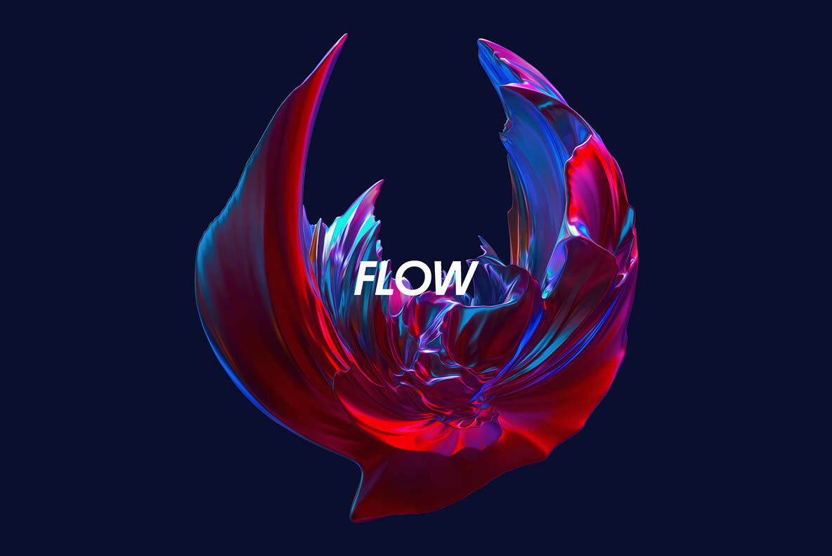Flow   Cascading Shapes 8