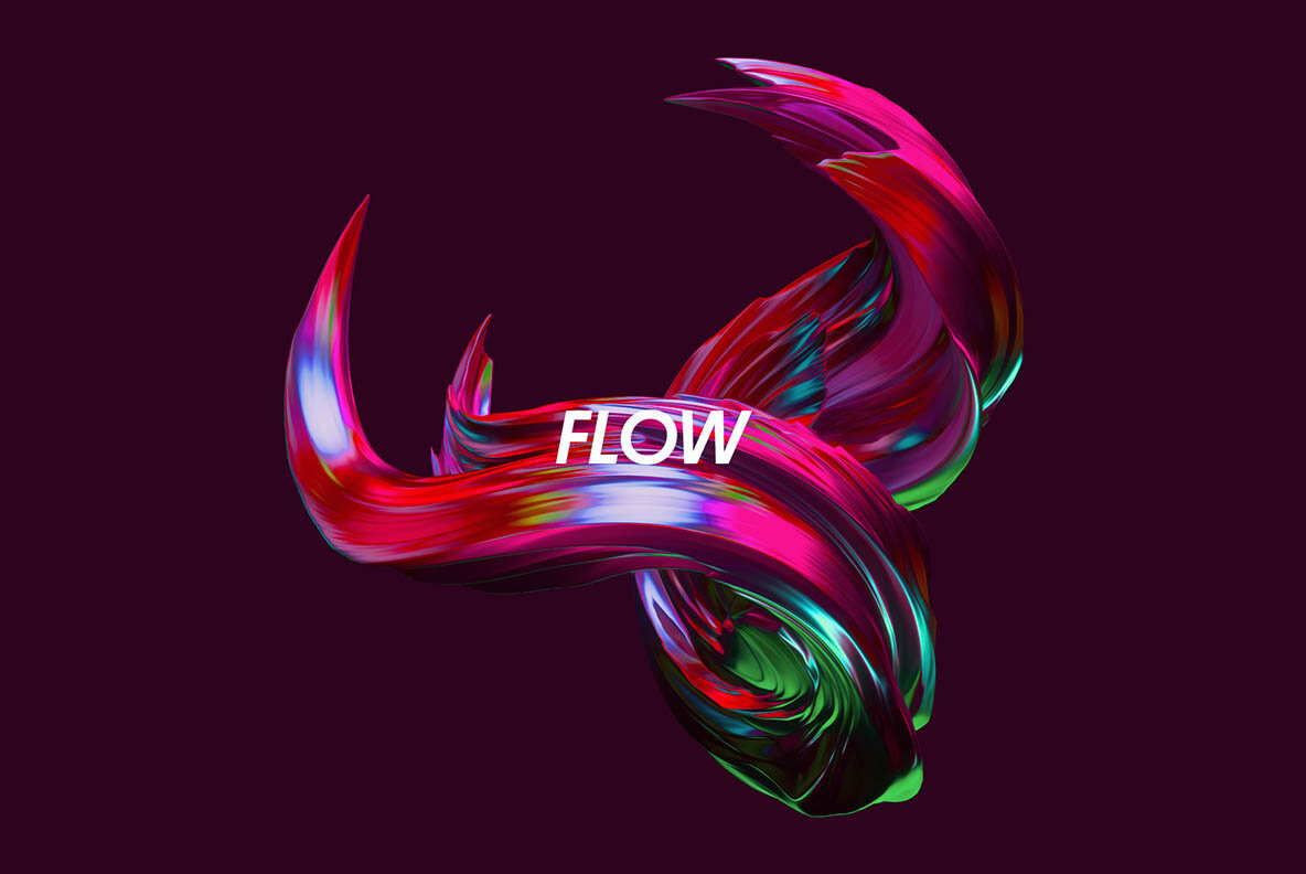 Flow   Cascading Shapes 10
