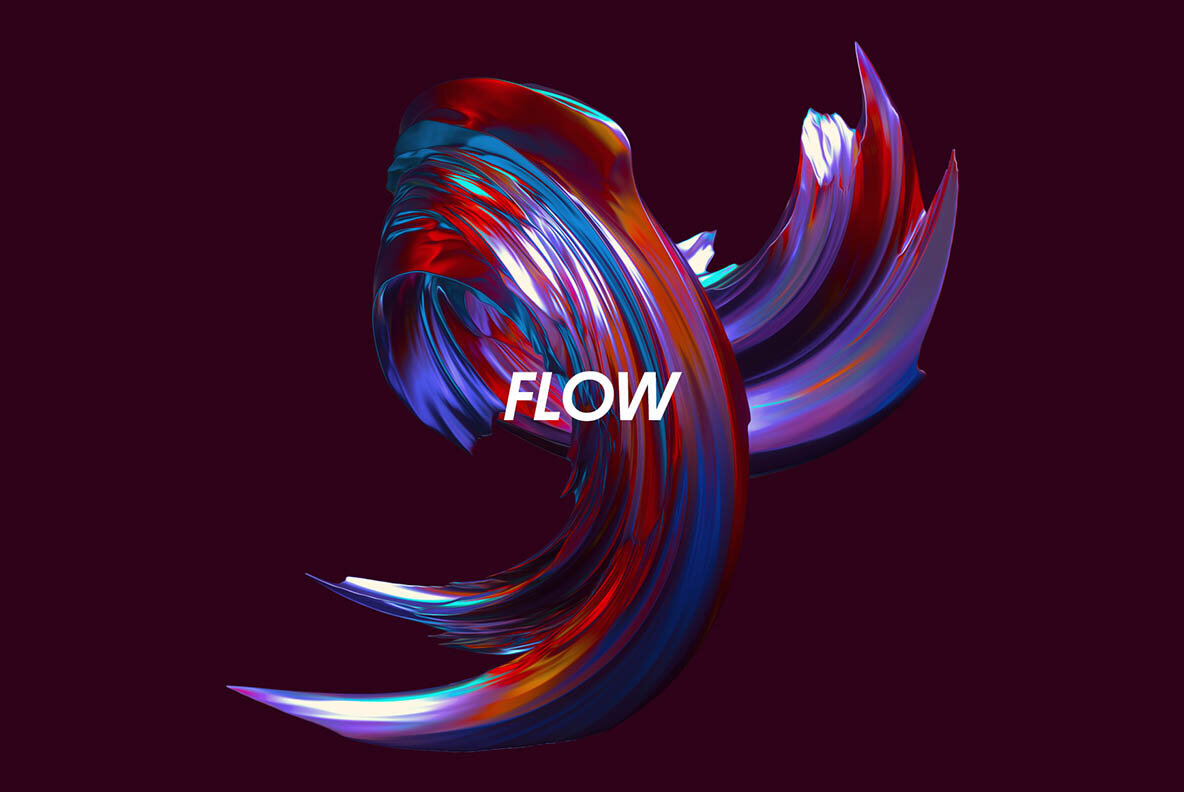 Flow   Cascading Shapes 28