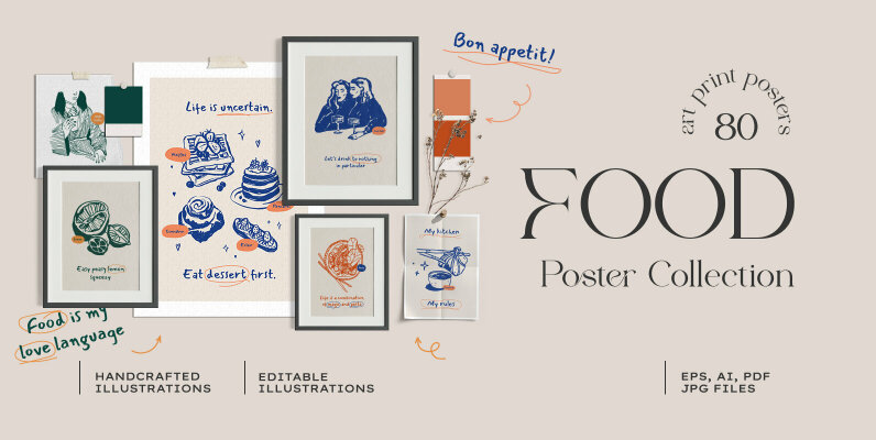 Food and Drinks Posters