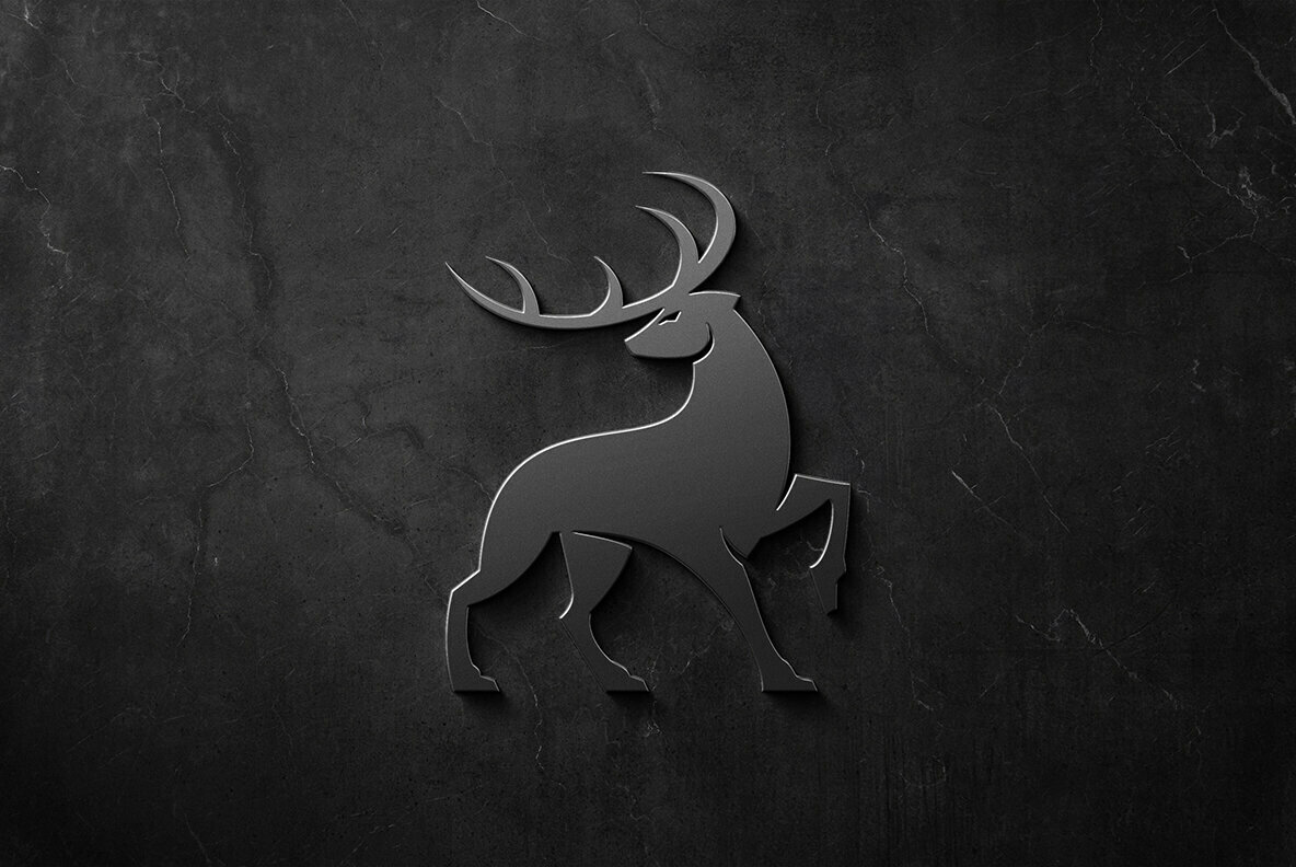 Stainless Sign Logo Mockup 3