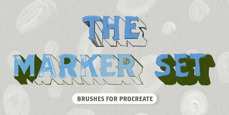 THE MARKET SET For Procreate