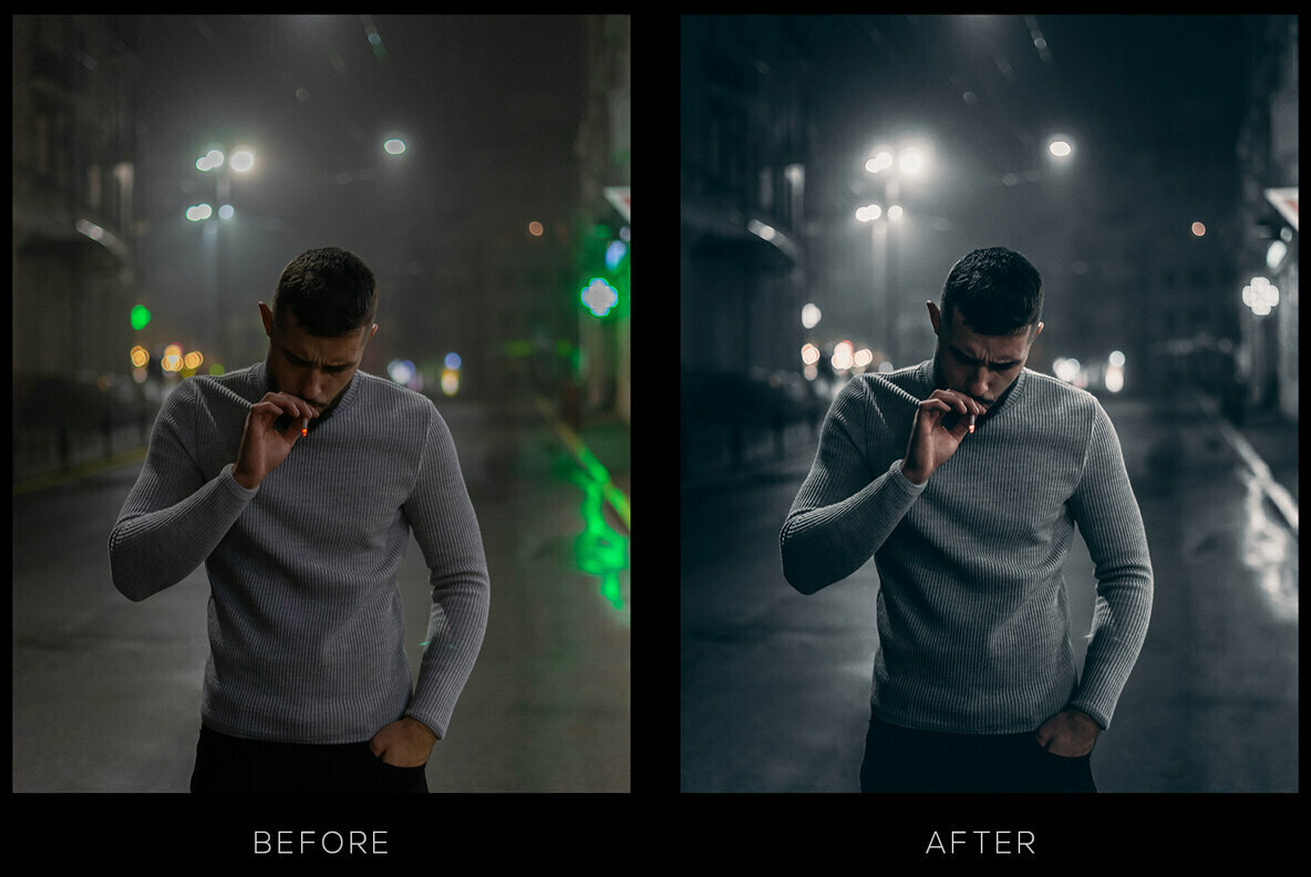 Dark Style Lightroom Presets 2