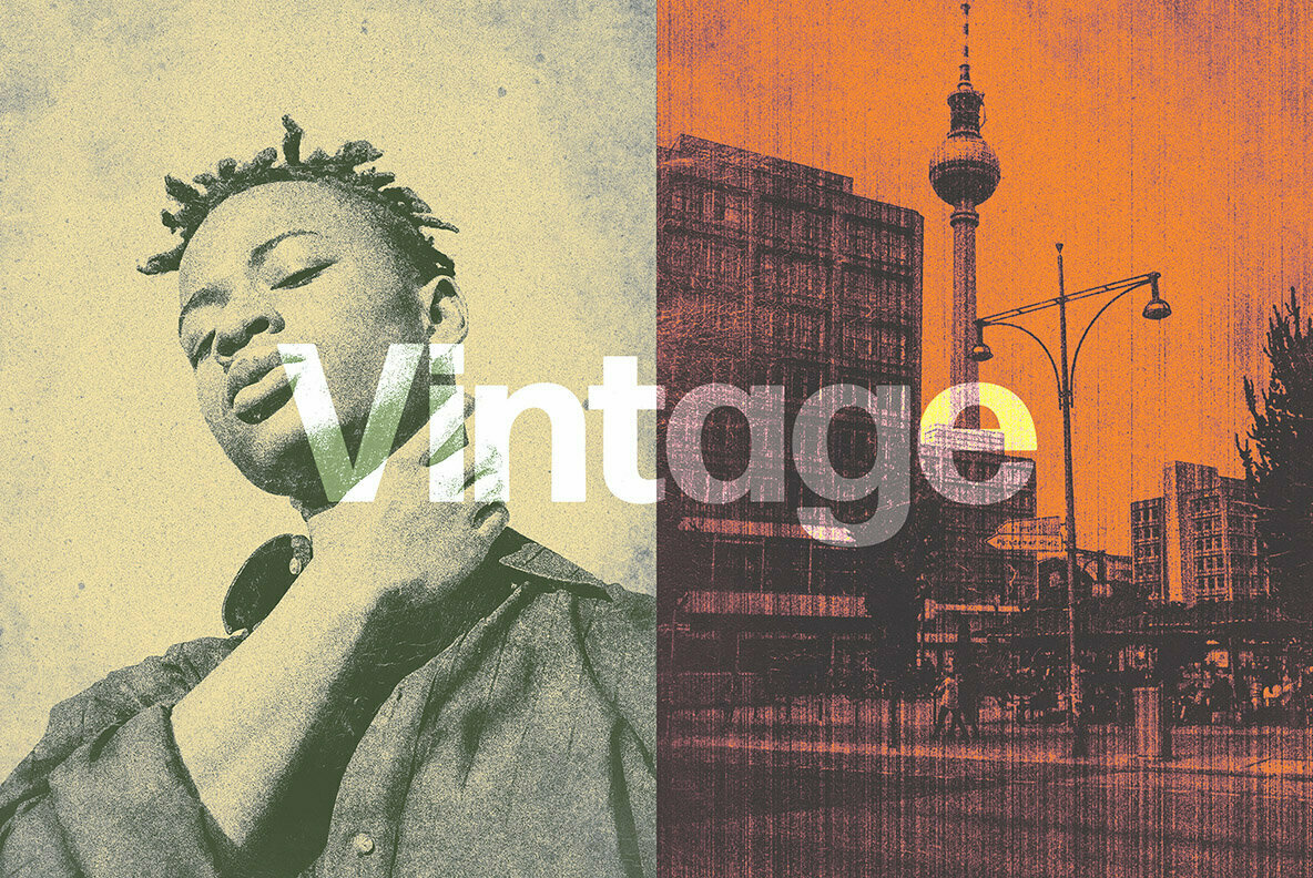 Vintage Album Photo Effects 1