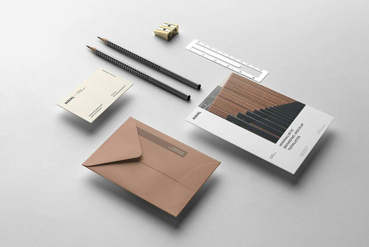 MNML Stationery Branding Mockups Vol  1 3