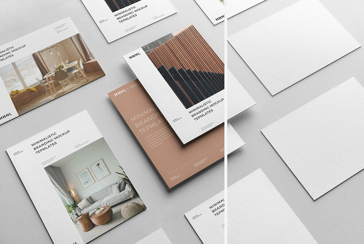 MNML Stationery Branding Mockups Vol  1 5
