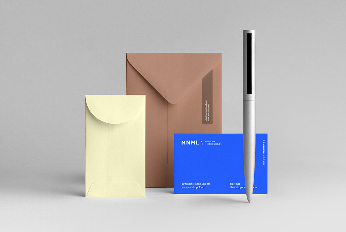 MNML Stationery Branding Mockups Vol  1 6