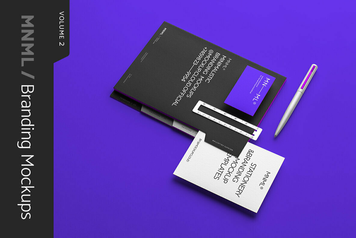 MNML Stationery Branding Mockups Vol  2 1