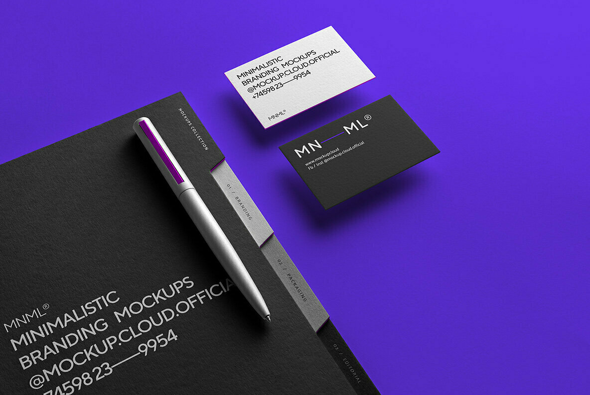 MNML Stationery Branding Mockups Vol  2 3