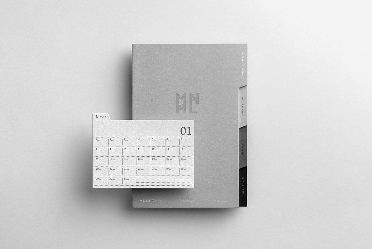 MNML Stationery Branding Mockups Vol  3 3