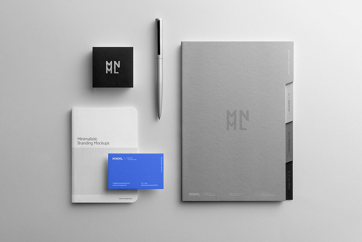 MNML Stationery Branding Mockups Vol  3 4