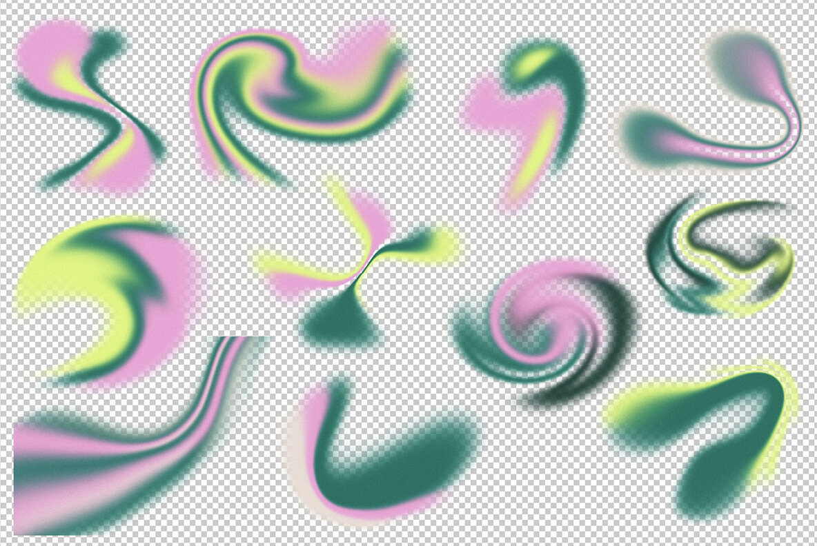 Vibrant Jade Grainy Textures 6