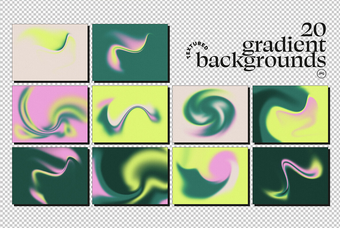 Vibrant Jade Grainy Textures 9
