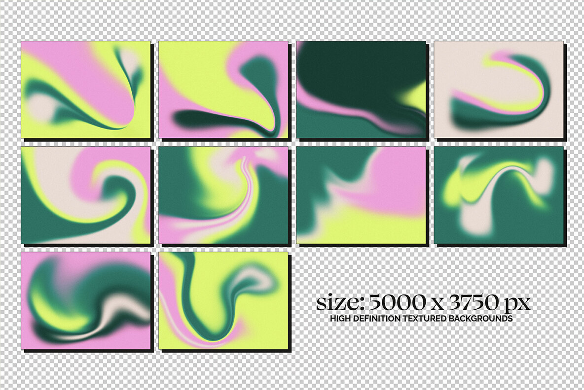 Vibrant Jade Grainy Textures 11