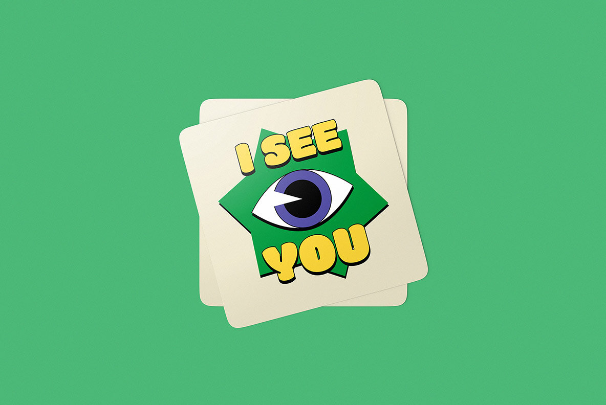 Vinyl Stickers Mockup Bundle 7