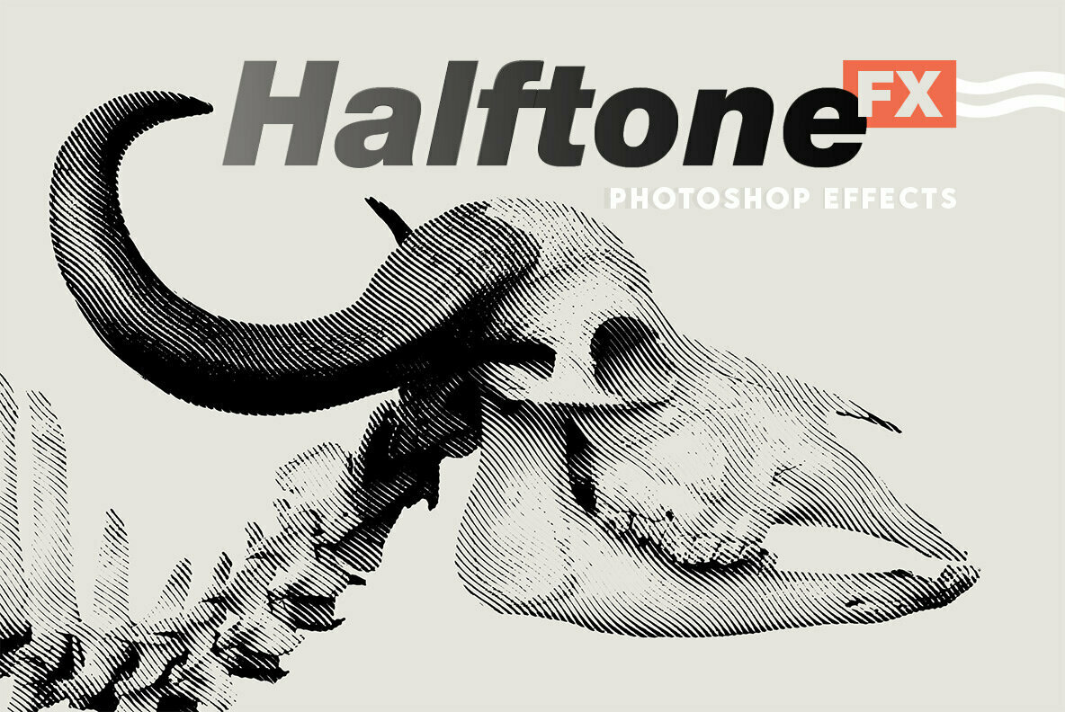 Halftone FX   PSD Engraving Printer Press Effects 1