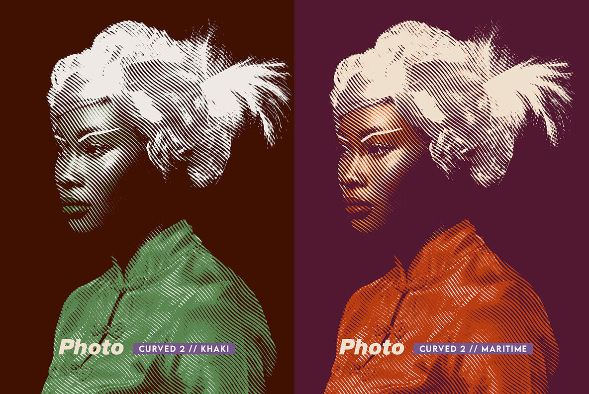 Halftone FX   PSD Engraving Printer Press Effects 8