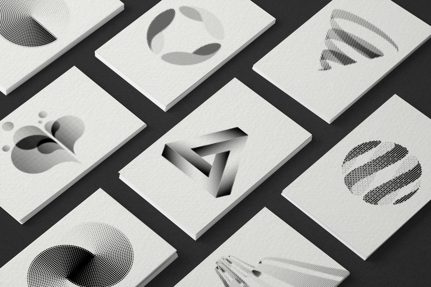 200  Abstract Halftone Elements 9