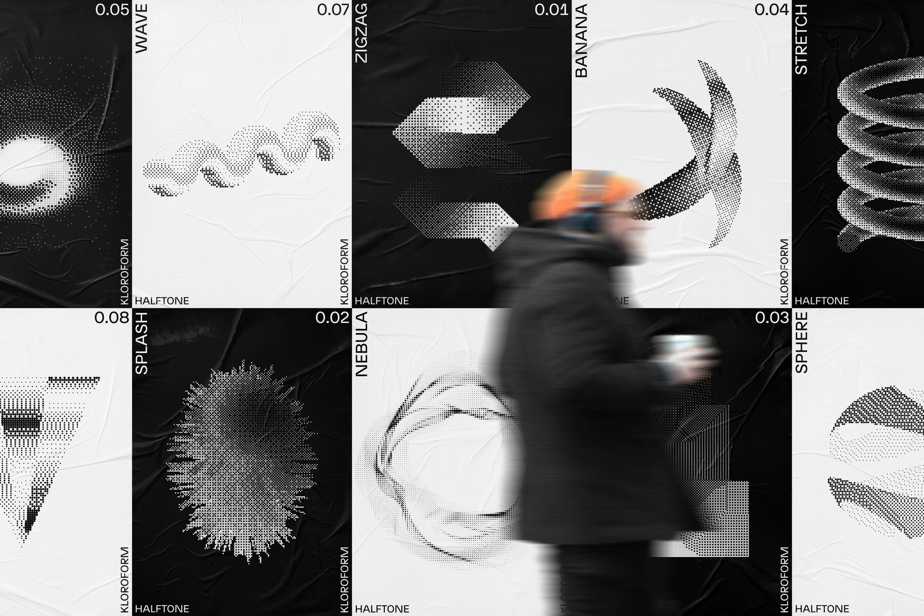 200  Abstract Halftone Elements 13