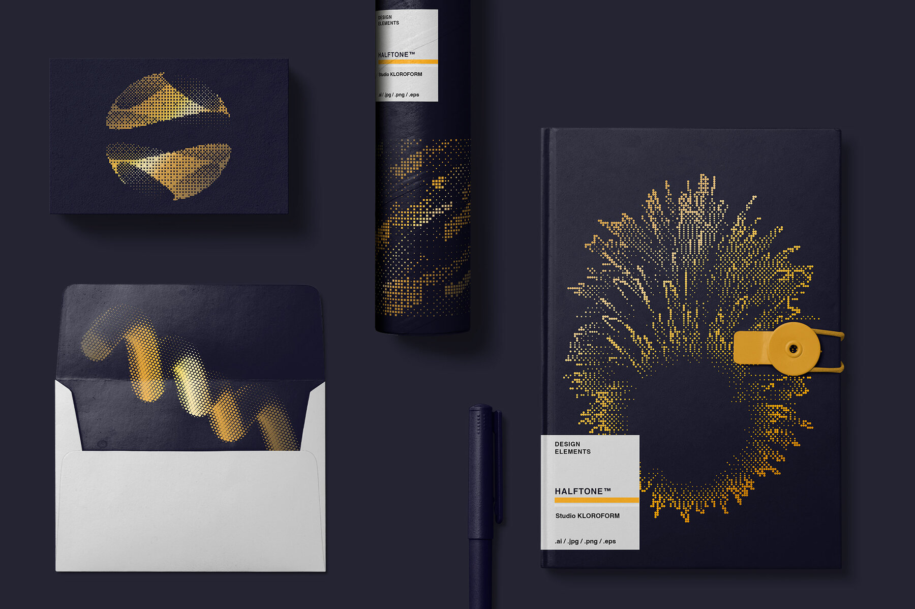 200  Abstract Halftone Elements 17