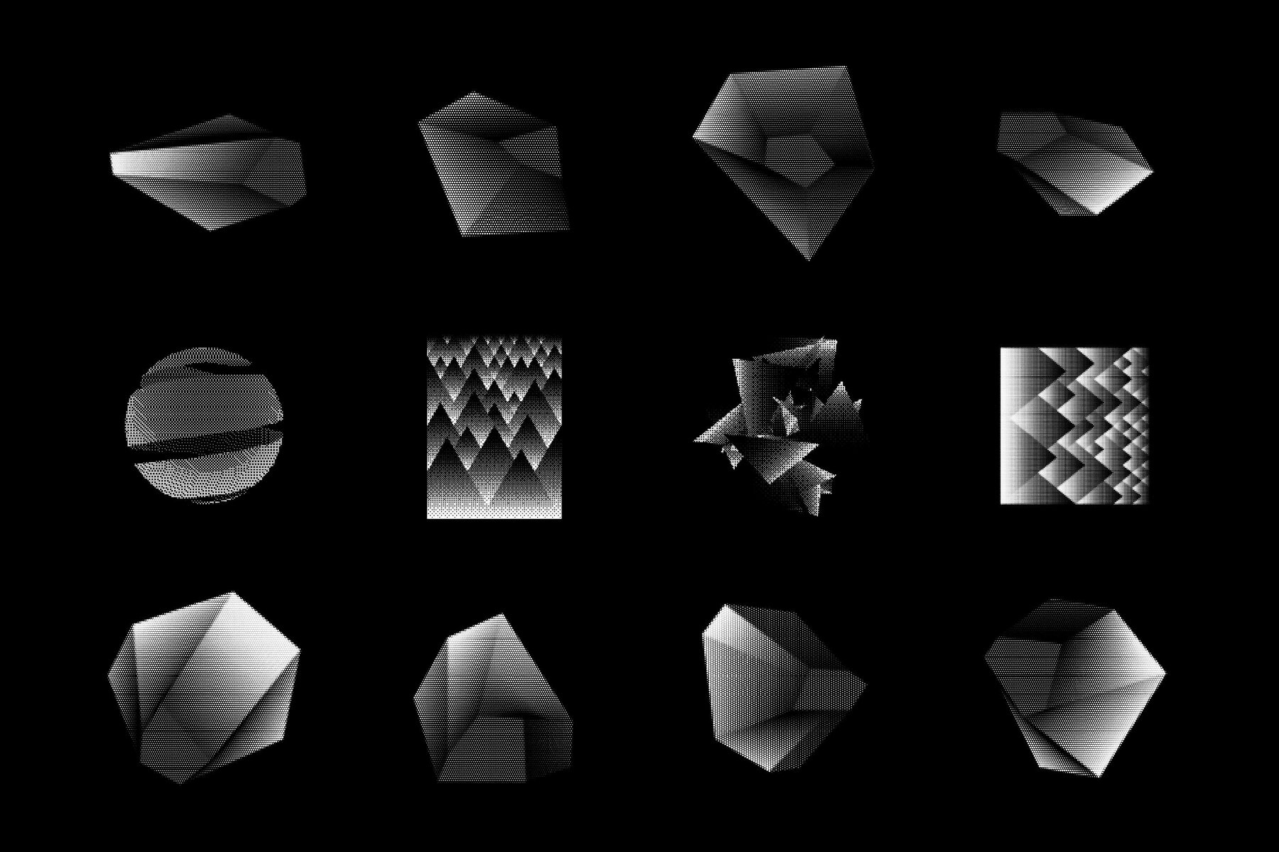 200  Abstract Halftone Elements 23