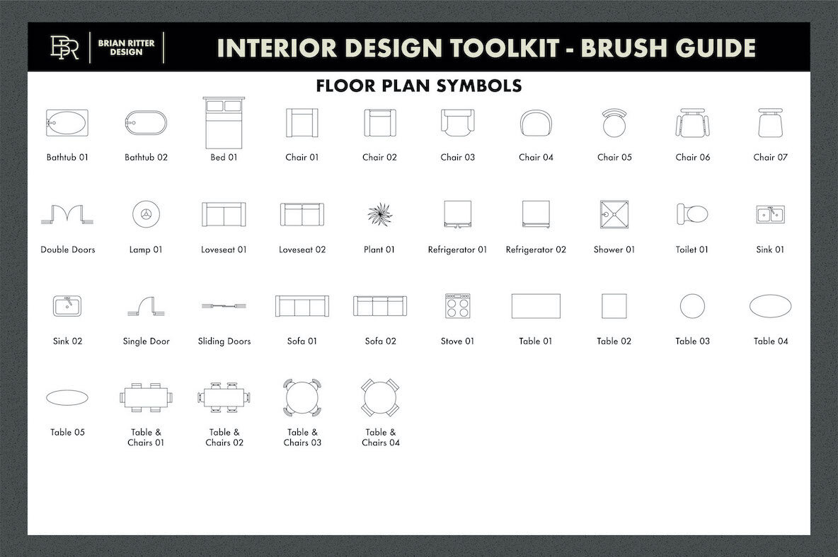Interior Design Toolkit for Procreate 12