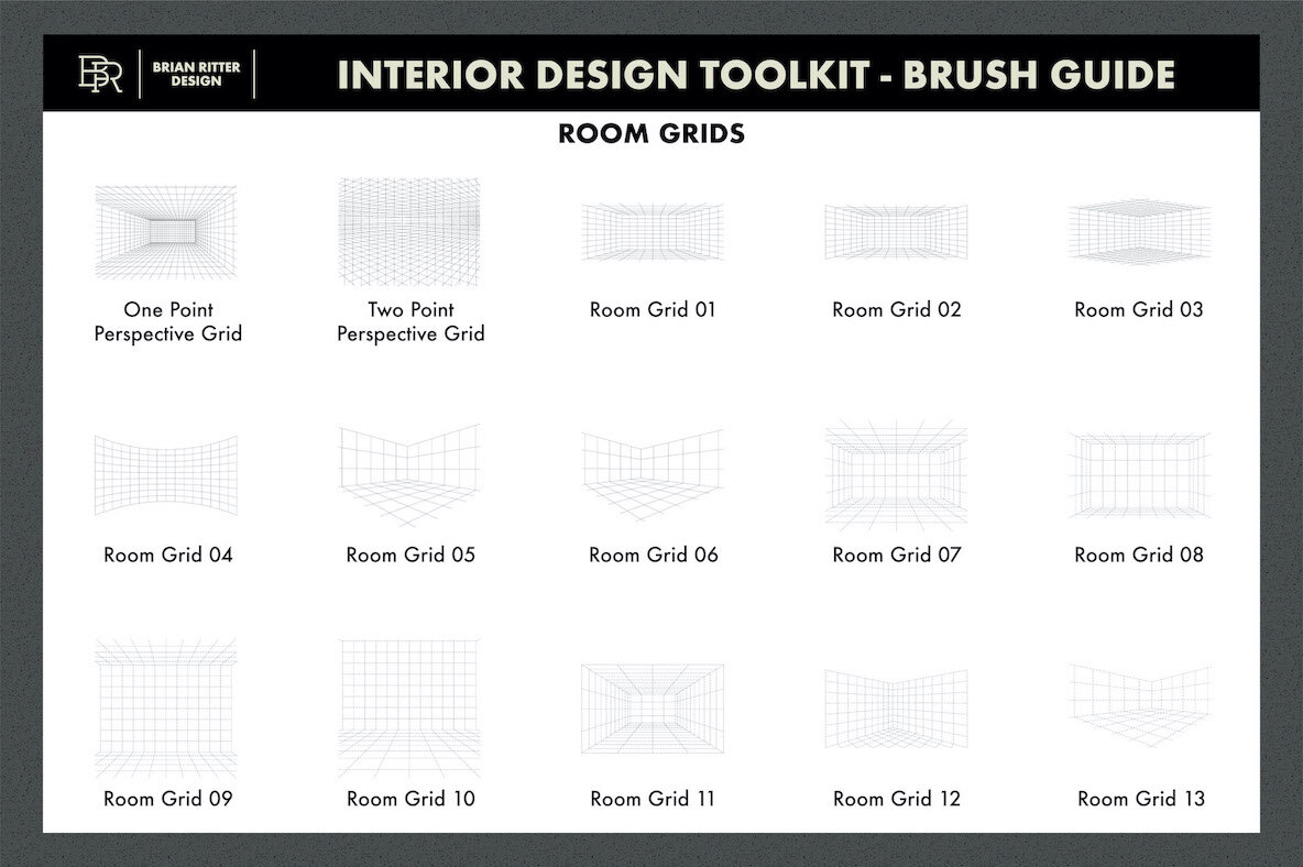 Interior Design Toolkit for Procreate 13