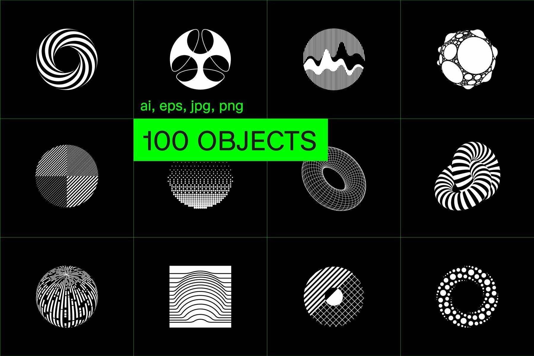 100 Circles & Spheres